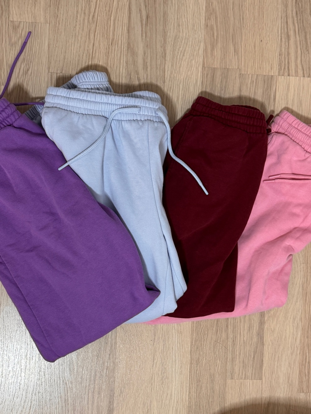 bp jogger Pants Set - Purple, Light Blue, Burgundy, Pink